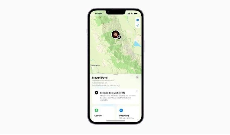 秦州苹果14维修分享iPhone14系列中 FindMy功能通过卫星分享位置方法教程 