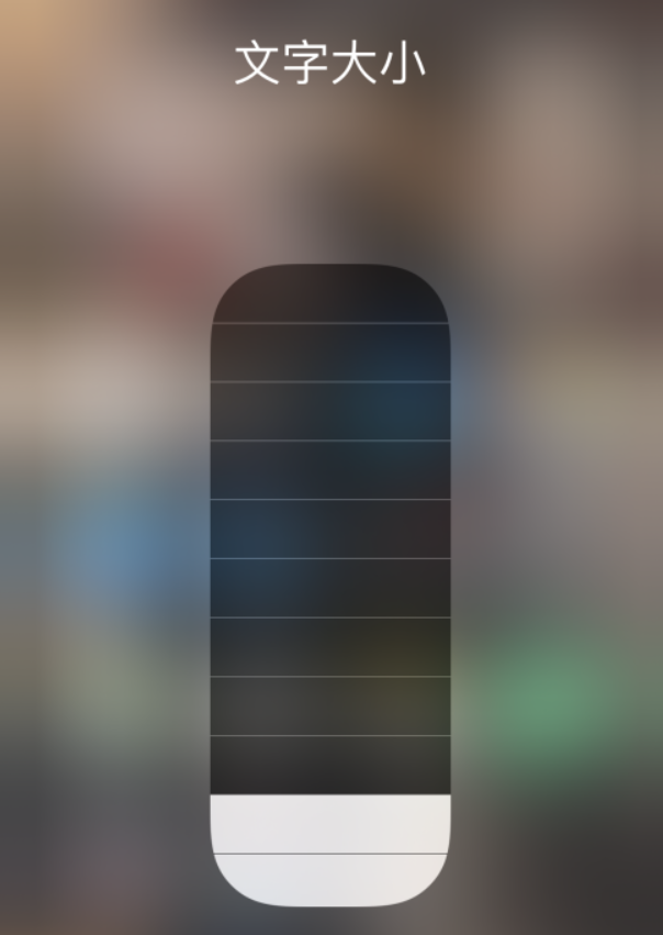 秦州苹果手机维修分享小技巧：在 iPhone 控制中心快速调节字体大小 